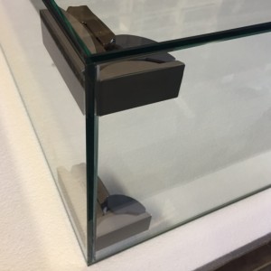 UV Bonded Glass Cabinet Hinges